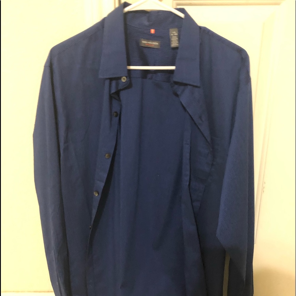 VAN HUESEN MENS BUTTON UP SHIRT. NWT